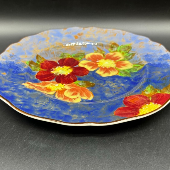 Royal Doulton D622 Hand painted Wild Roses 10 1/2" Plate England - Picture 3 of 5